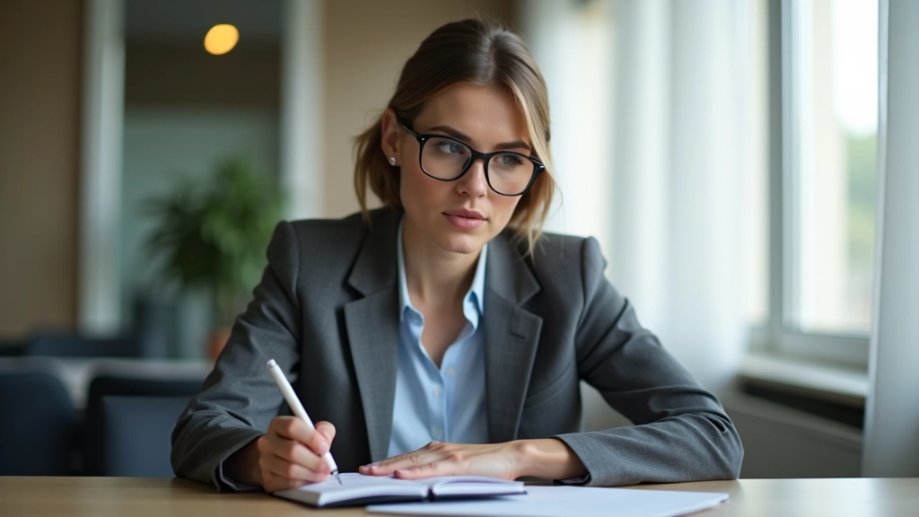 Teilnehmer arbeitet an Impulskontrolle mit Notizen