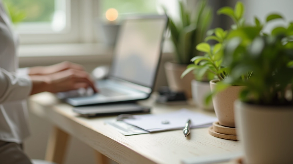 Optimierter Arbeitsplatz mit minimalen Ablenkungen