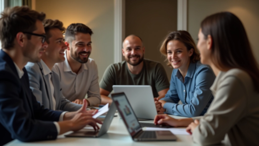 Rechenschaftsgruppe in Videokonferenz diskutiert Fortschritt