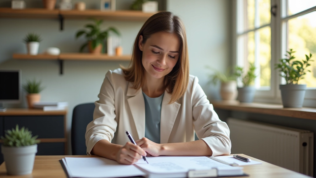 Produktive Arbeitsumgebung mit organisierten Systemen und Fokus-Tools