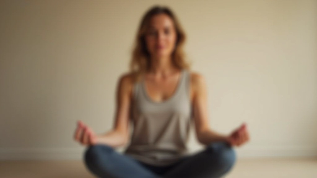 Person bei Meditation und Konzentration